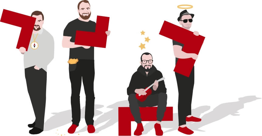 Rebelsi - zespół - koloryzowane